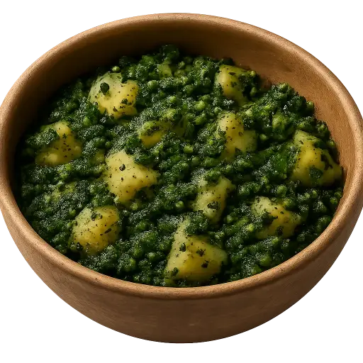 Dogri Palak Aloo