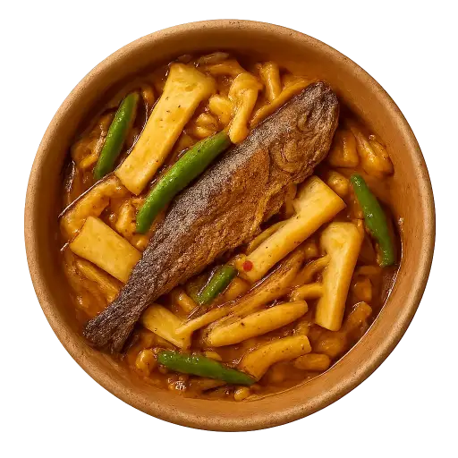 Dried Fish with Bamboo