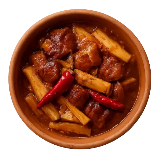Smoked Pork with Bamboo Shoots